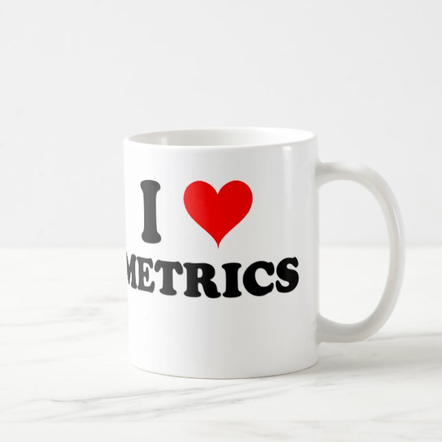 Mug J'aime la métrique (Droite)