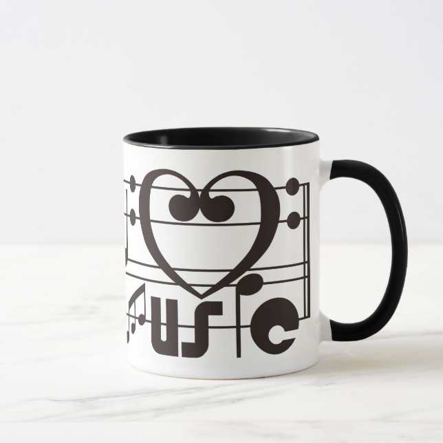 MUG J'AIME LA MUSIQUE (Droite)