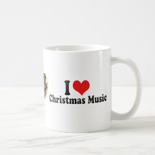 Mug J'aime la musique de Noël