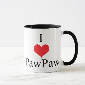 Mug J'aime la papaye (de coeur)
