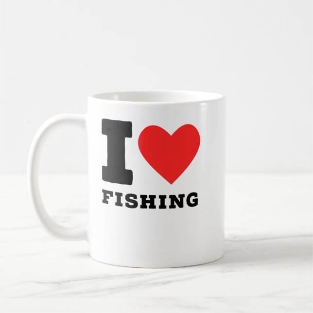 Mug J'aime la pêche (Gauche)