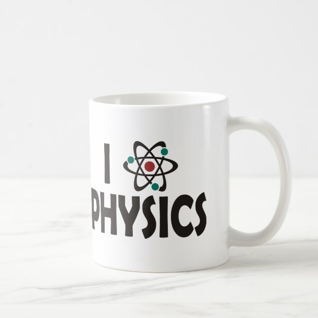 Mug J'aime la physique (Droite)