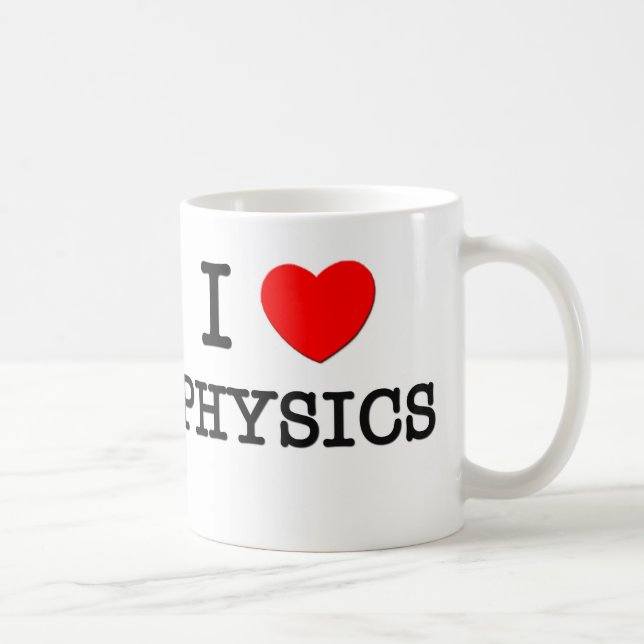 Mug J'aime la physique (Droite)