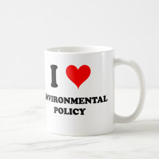 Mug J'aime la politique de l'environnement