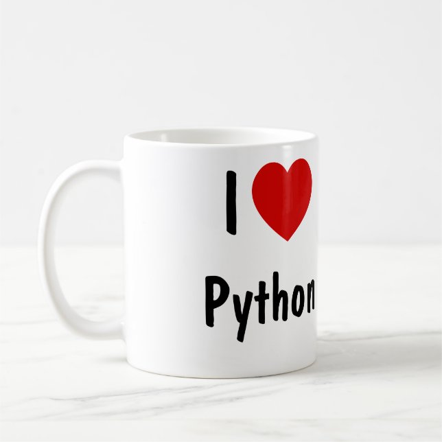 Mug J'aime la programmation Python (Gauche)