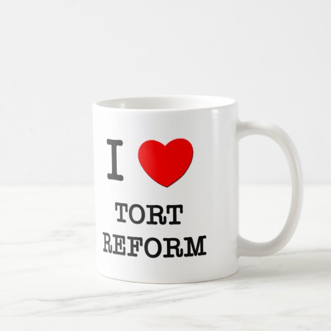 Mug J'aime la réforme d'acte délictuel (Droite)