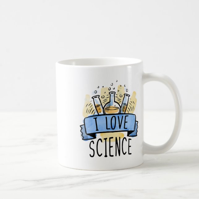 Mug J'aime la science  (Droite)