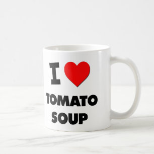 Mug J'aime la soupe à tomate (la nourriture)
