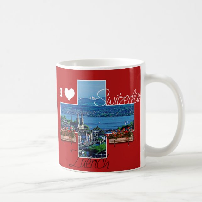 Mug J'aime la Suisse (Droite)