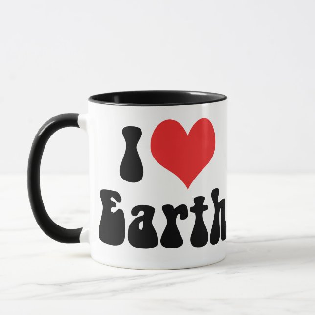 Mug J'aime la Terre (Gauche)