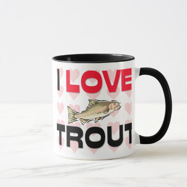 Mug J'aime la truite (Droite)