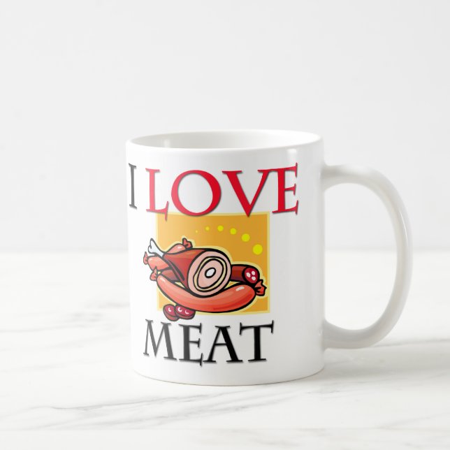 Mug J'aime la viande (Droite)