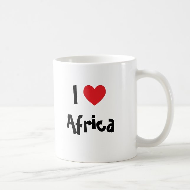 Mug J'aime l'Afrique (Droite)