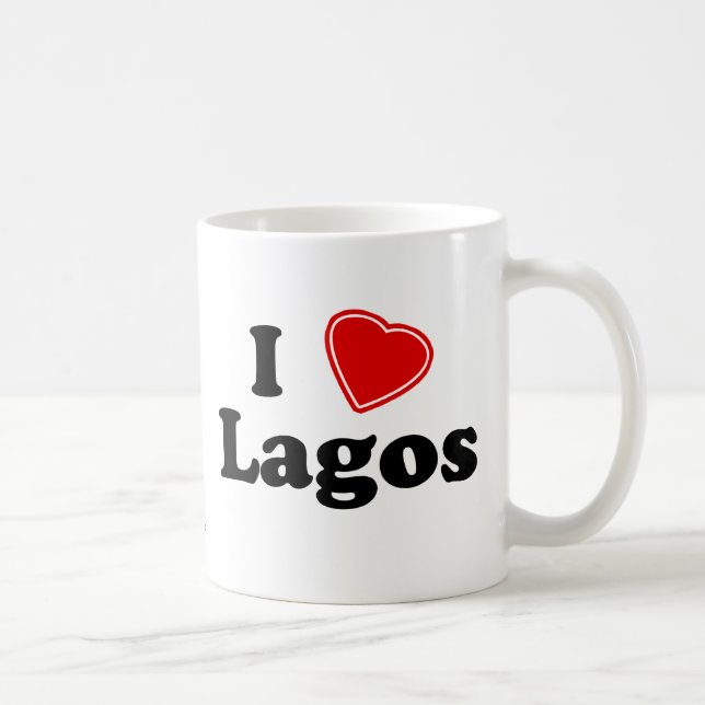Mug J'aime Lagos (Droite)