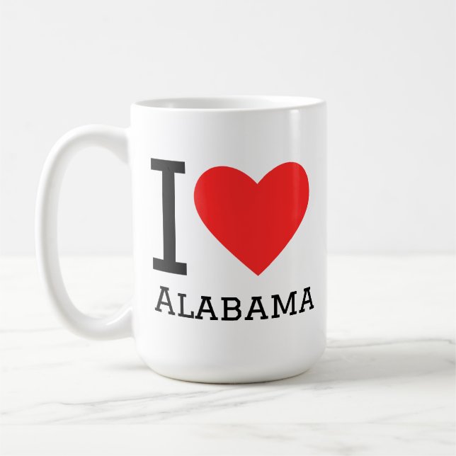 Mug J'aime l'Alabama (Gauche)