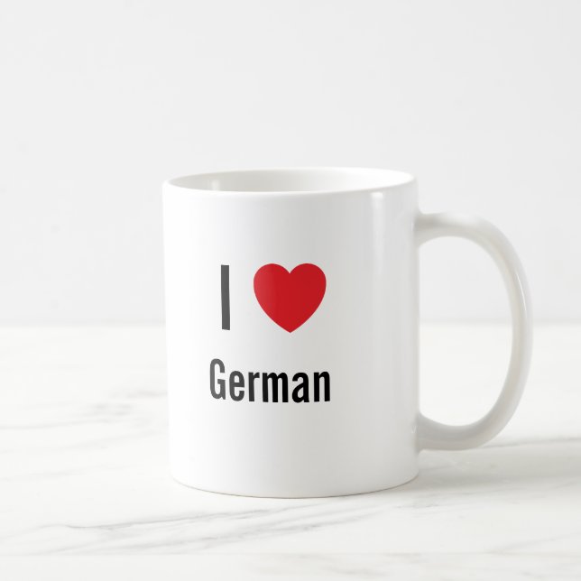 Mug J'aime l'allemand (Droite)