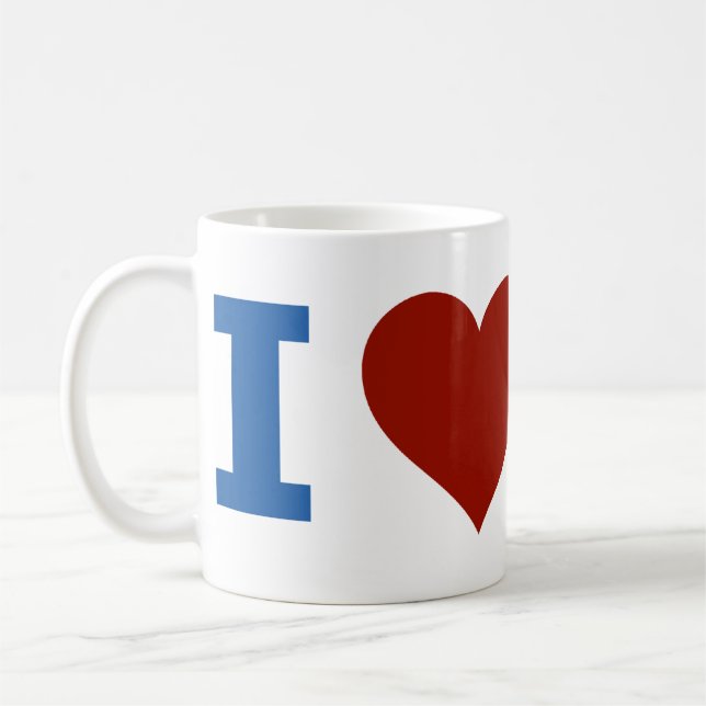 Mug J'aime l'Amérique (Gauche)