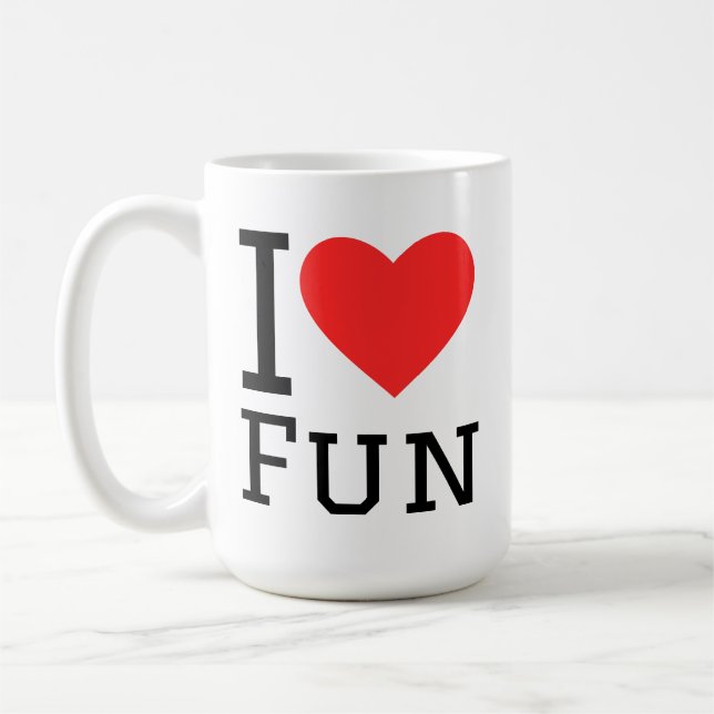 Mug J'aime l'amusement (Gauche)