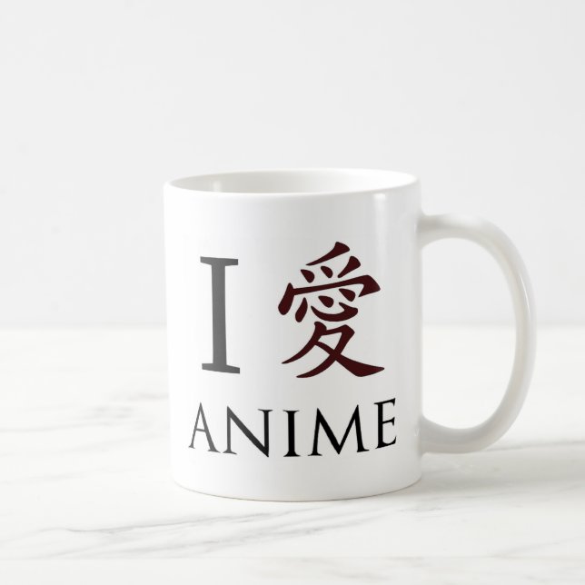 Mug J'aime l'Anime japonais (Droite)