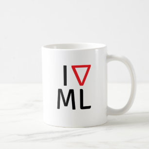 Mug J'aime l'apprentissage automatique