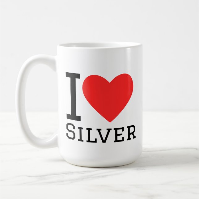 Mug J'aime l'argent (Gauche)