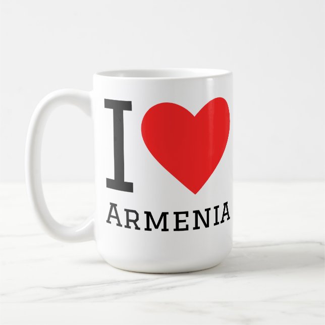 Mug J'aime l'Arménie  (Gauche)