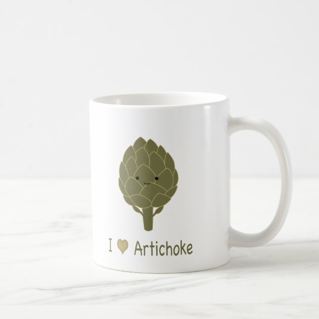 Mug J'aime l'artichaut (Droite)