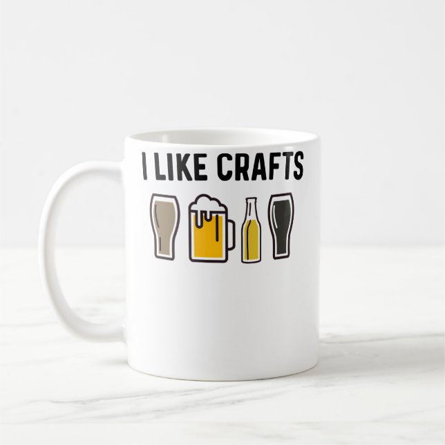 Mug J'aime l'artisanat Bière artisanale (Gauche)