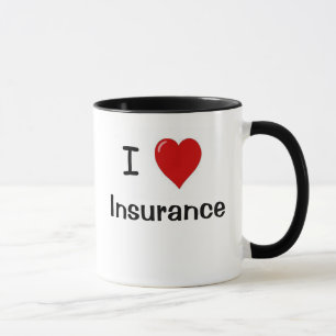 Mug J'aime l'assurance - assurance de coeur d'I