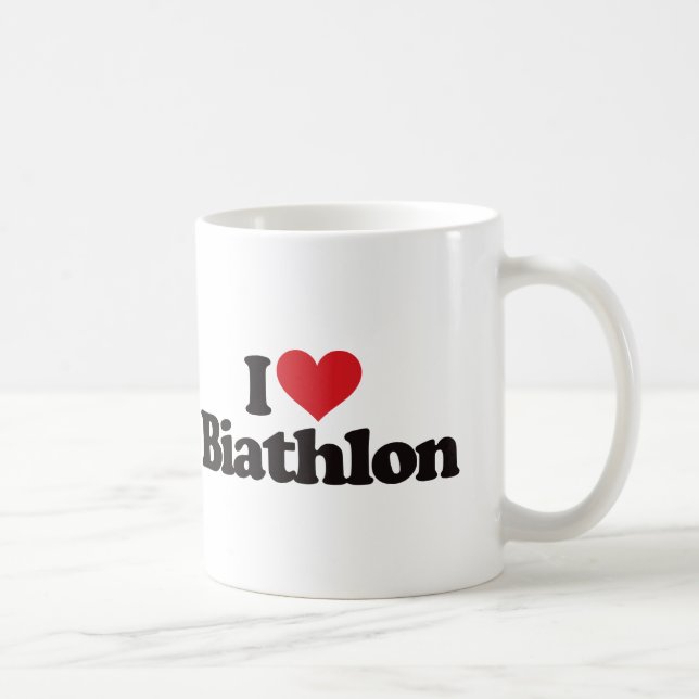 Mug J'aime le biathlon (Droite)