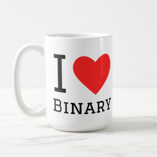 Mug J'aime le binaire