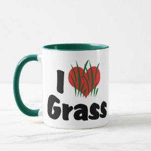 Mug J'aime le blé de Heart Wheatgrass - Vivre en bonne