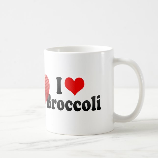 Mug J'aime le brocoli (Droite)