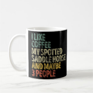 Mug J'Aime Le Café Mon Cheval À Selle Trait Et Peut-Êt