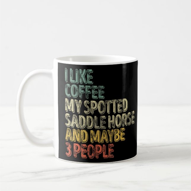 Mug J'Aime Le Café Mon Cheval À Selle Trait Et Peut-Êt (Gauche)