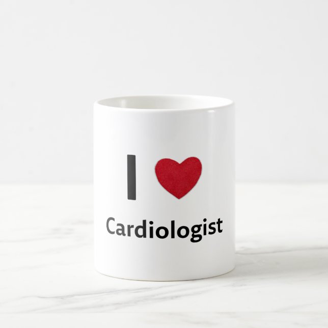 Mug J'aime le cardiologue (Centre)