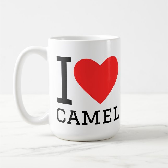 Mug J'aime le chameau (Gauche)