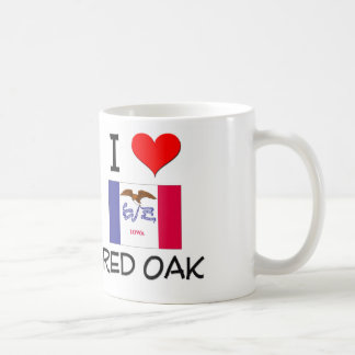 Mug J'aime le CHÊNE ROUGE Iowa