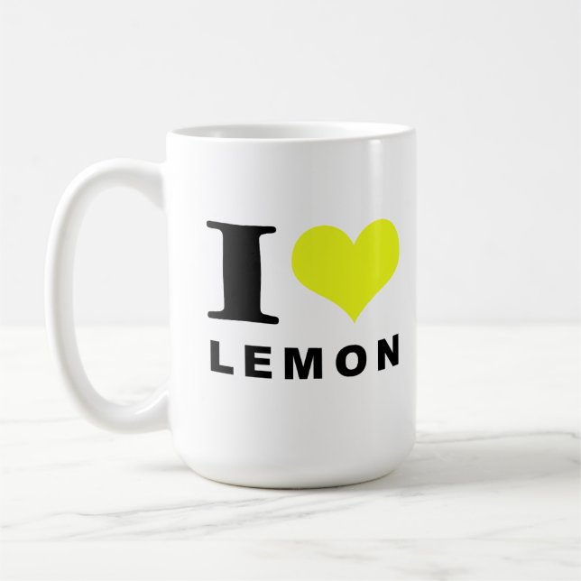 Mug J'aime le citron (Gauche)
