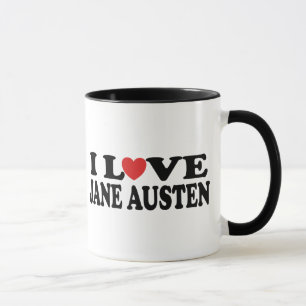 Mug J'aime le classique de Jane Austen