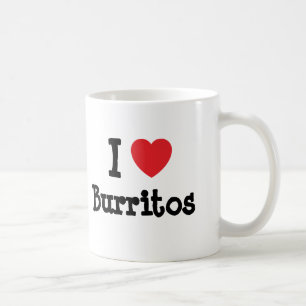 Mug J'aime le coeur de Burritos T-Shirt