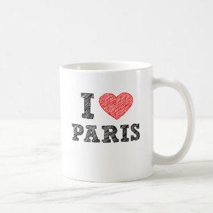 Mug J'aime le croquis de Paris