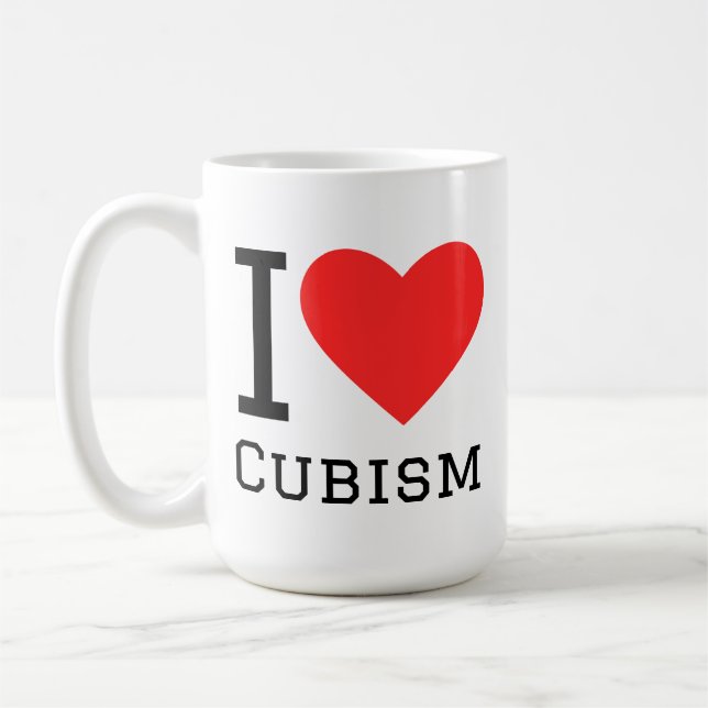 Mug J'aime le cubisme (Gauche)