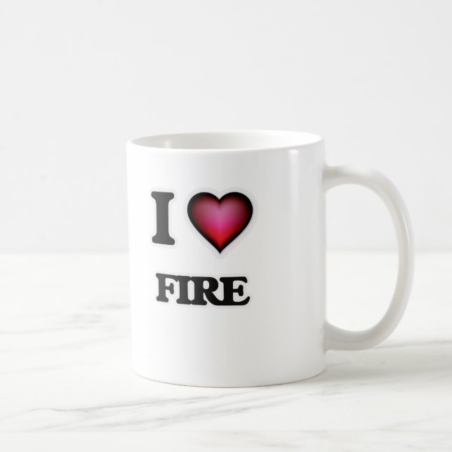 Mug J'aime le feu (Droite)
