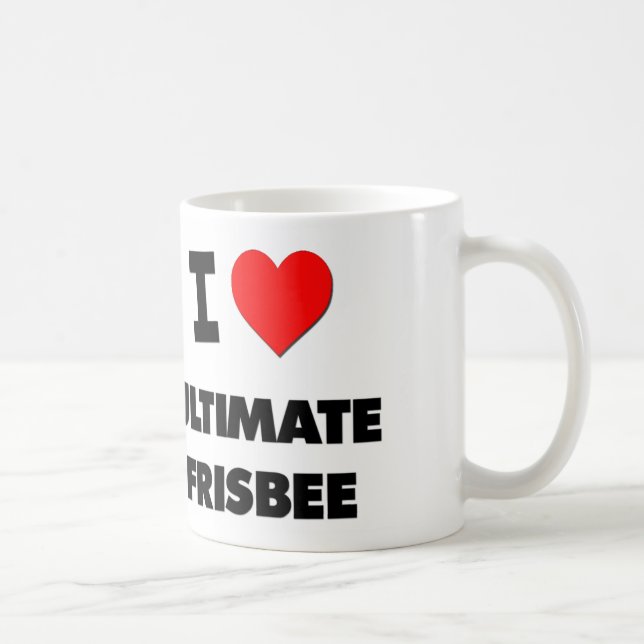 Mug J'aime le frisbee final (Droite)