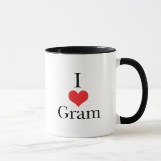 Mug J'aime le gramme (de coeur)