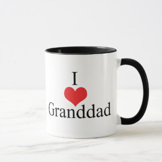 Mug J'aime le grand-papa (de coeur)