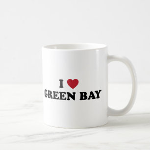 Mug J'aime le Green Bay le Wisconsin