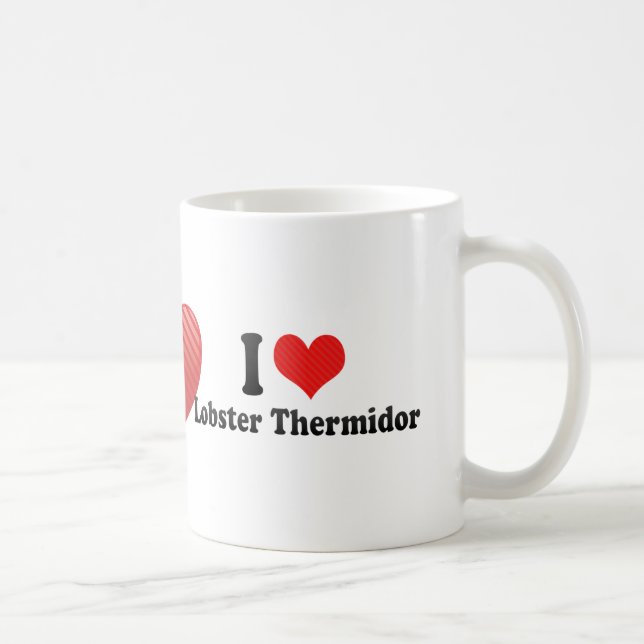Mug J'aime le homard Thermidor (Droite)