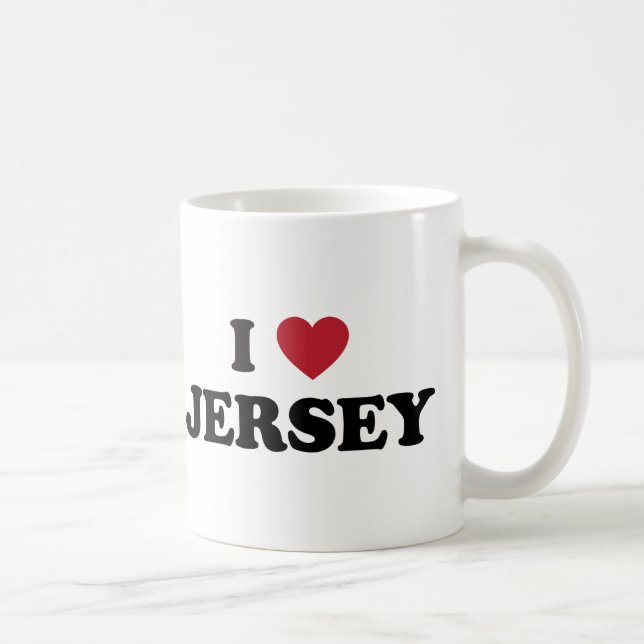 Mug J'aime le Jersey (Droite)
